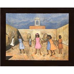 Gustavo Montoya, La Gallinita Ciega, Lithograph