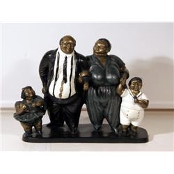 Bruno Luna, Familia Delgadillo, Bronze Sculpture