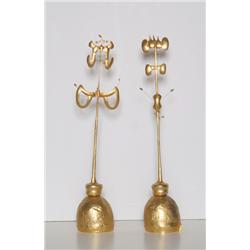 Roberto Matta, Le Roi et la Reine, Gilt Bronze Sculpture