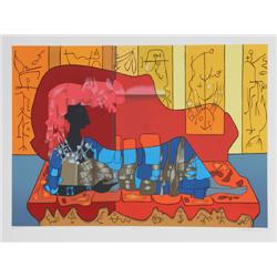 Cundo Bermudez, Reposo, Silkscreen