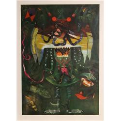 Leonel Maciel, La Cheneca, Aquatint Etching