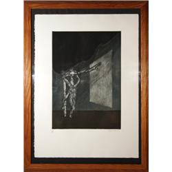 Olga Costa, Espectro, Aquatint Etching 