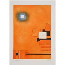 Gunther Gerszo, Semblanza, Aquatint Etching
