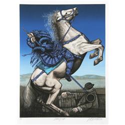 David Manzur, San Jorge, Silkscreen