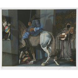 David Manzur, San Jorge al Infierno, Silkscreen