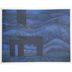 Fernando De Szyszlo, Azul, Silkscreen