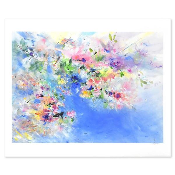 Zoe Mac, "Dragonfly" Limited Edition Lithograph, Numbered and Hand Signed with Letter of Authenticit