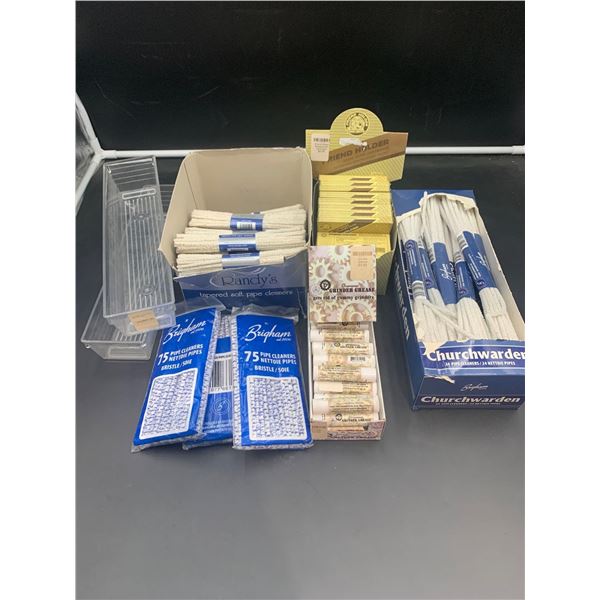 Lot of Pipe Cleaners, Grinder Grease