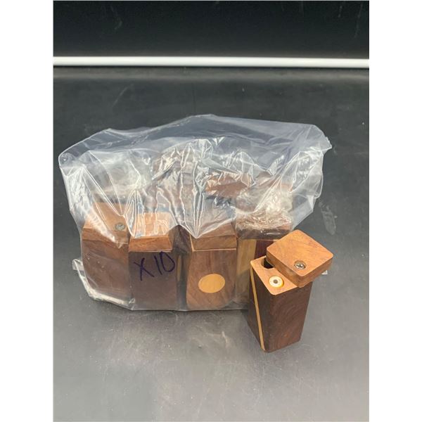 Lot of 10 Wooden One Hitters