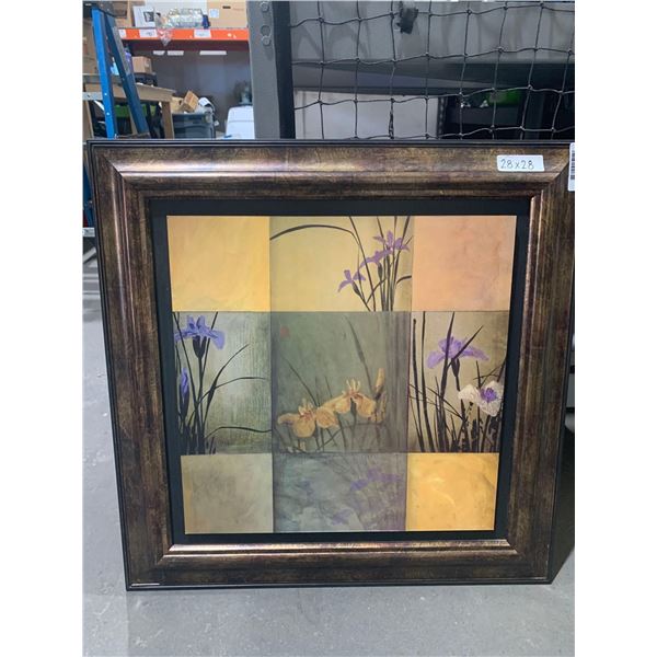 28in x 28in Framed Art