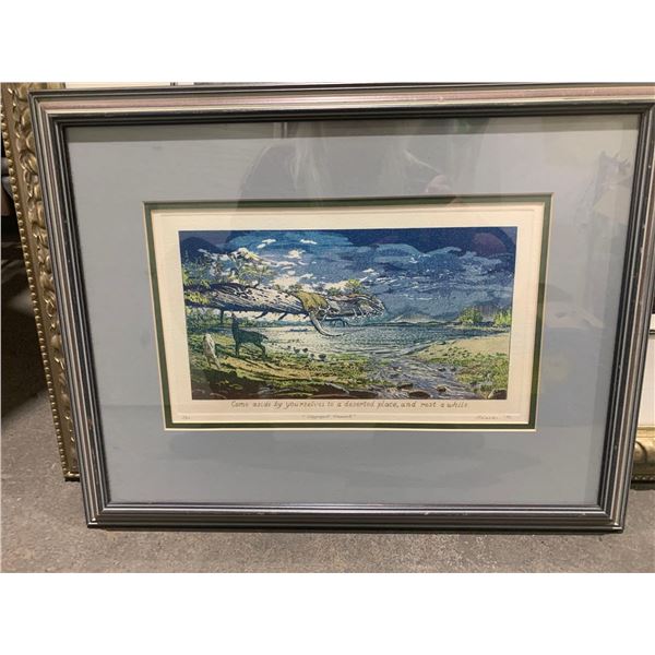 Come aside by yourselves to a deserted place, and rest a while-Charles Print 93'