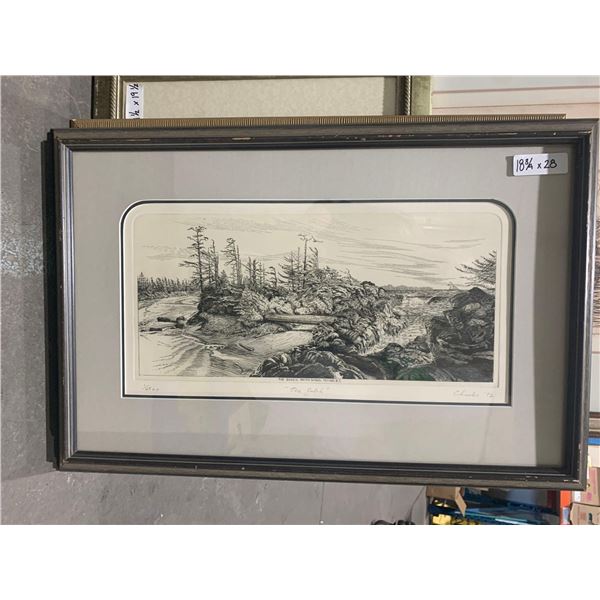 18.75in x 28in The Gulch '92