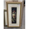 Image 1 : 26.25in x 14.5in Framed Floral Art print