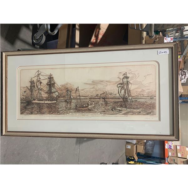 23in x 45in Framed Discovery Print-The Midsummer Meeting June 24th by Charles 92'