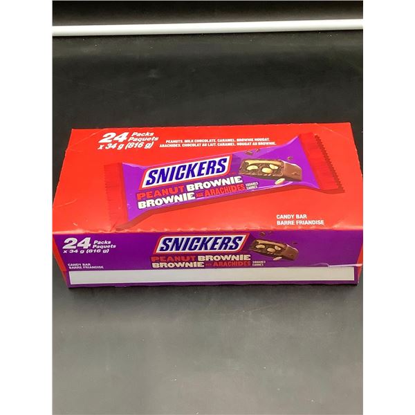 Snickers Peanut Brownie Candy Bars (24 x 34g)