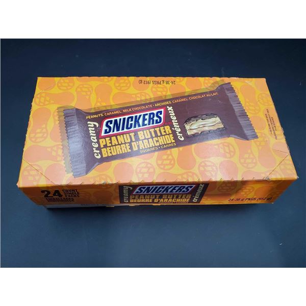 Creamy Snickers Peanut Butter Candy Bars (24 x 38g)