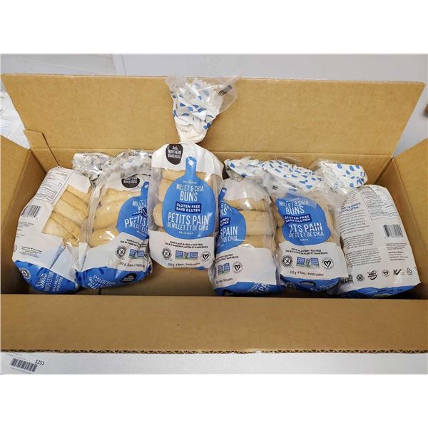 Canadian Gluten Free Milet & Chia Buns 6x320g