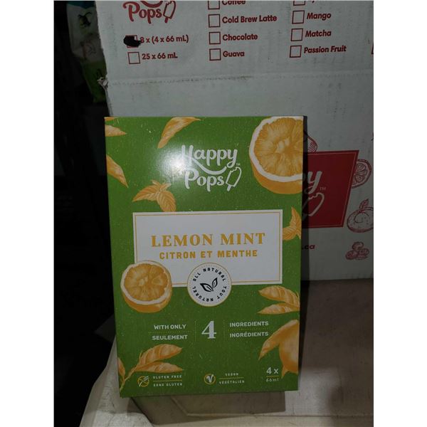 Happy Pops Lemon Mint (8 x 4 x 66ml)