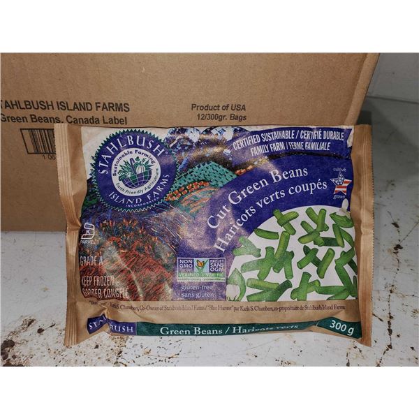 Stahlbush Island Farms Cut Green Beans  (12 x 300g)