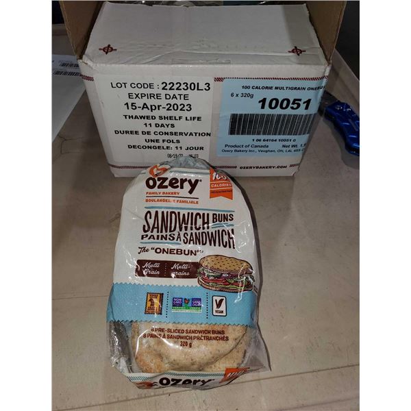 Ozery Sandwich Buns-Multi Grain (6 x 320g)