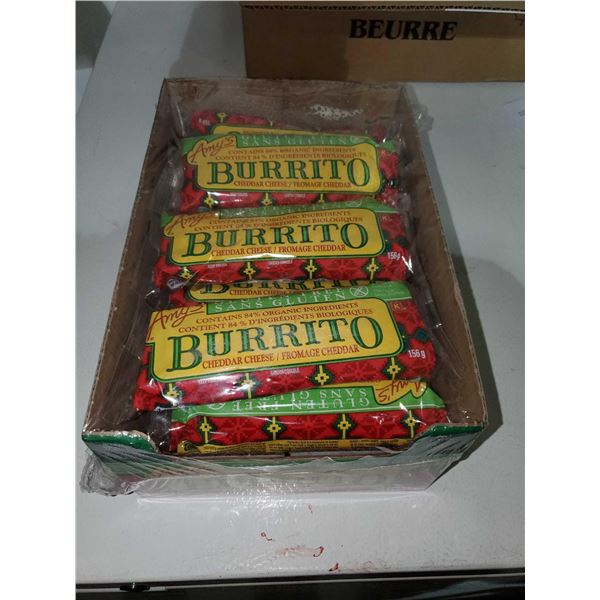 Amy's Gluten Free Cheddar Cheese Burritos (12 x 156g)