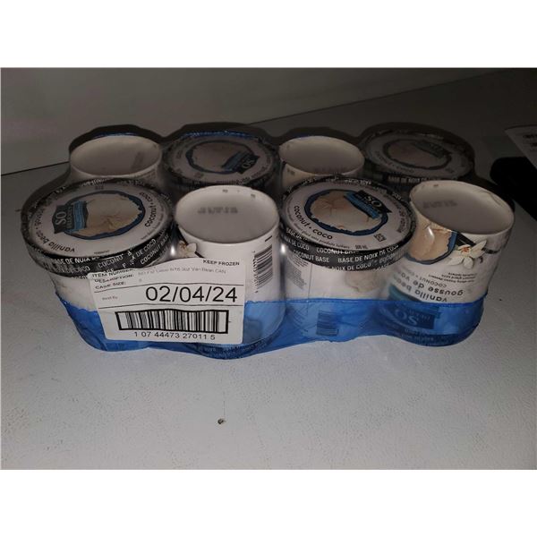 So Delicious Coconut Simply Vanilla Frozen Dessert (8 x 500ml)
