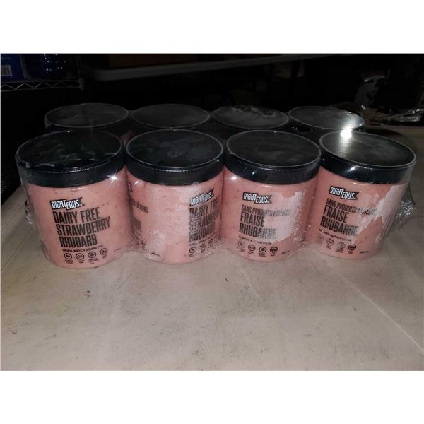 Righteous Dairy Free Strawberry Rhubarb (8 x 562ml)