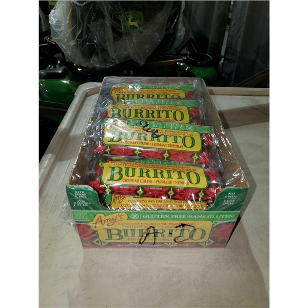 Amy's Gluten Free Cheddar Cheese Burritos (12 x 156g)