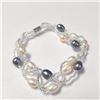 Image 1 : Fresh Water Pearl 7.5" Bracelet (~Size )(Ring is resizable for $40) (~length inches), Suggested Reta