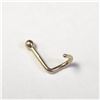 Image 1 : 14K Yellow Gold 0.14G Nose Pin (~Size )(Ring is resizable for $40) (~length inches), Suggested Retai