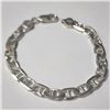 Image 1 : Silver 16.72G 7.5" Bracelet (~Size )(Ring is resizable for $40) (~length inches), Suggested Retail V
