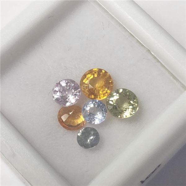 Fancy Color Sapphires(2ct) (~Size )(Ring is resizable for $40) (~length inches), Suggested Retail Va