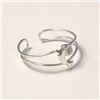 Image 2 : Silver Cubic Zirconia Ring (~Size )(Ring is resizable for $40) (~length inches), Suggested Retail Va