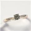 Image 2 : 10K Yellow Gold Diamond (0.18Ct,Si2,Yelowish Brown) Ring (~Size 6)(~weight 1.13g), Made in Canada, A