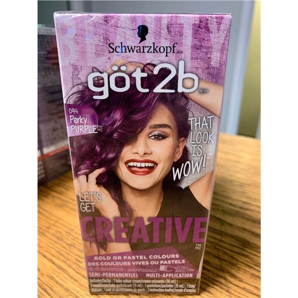 Got 2 b Hair ColorCreative perky purple ot of 3