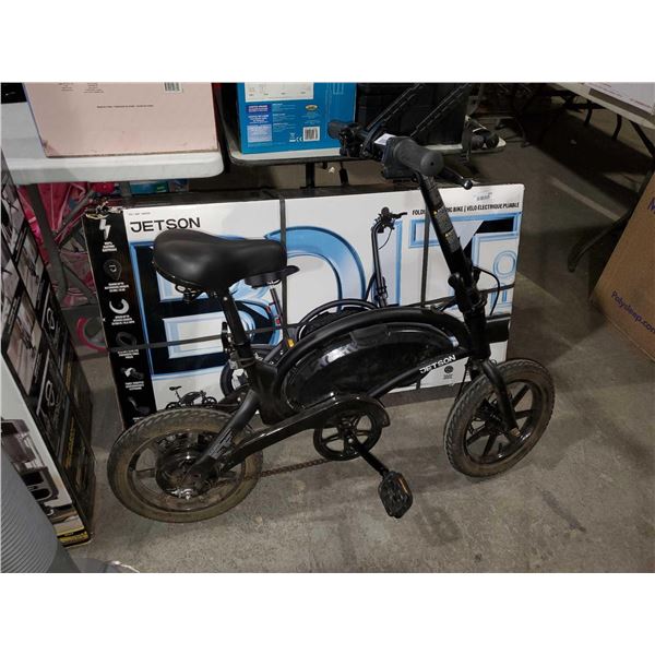 Jetson Folding Electric Bike Bolt Pro sold as is