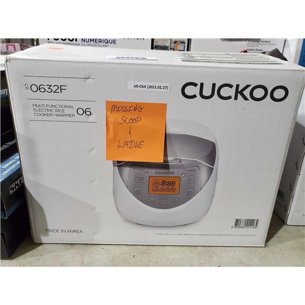 Cuckoo Multifunctional Electric rice Cooker / Warmer Missing Scoop and Ladle