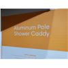 Image 3 : Squared Away Aluminum Pole Shower Caddy