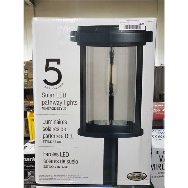 Naturally Solar Solar LED Pathway Lights Set of 5