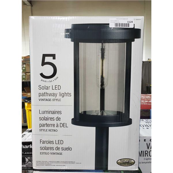 Naturally Solar Solar LED Pathway Lights Set of 5