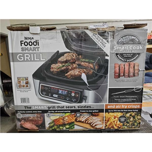 Ninja Foodi Smart Grill with leave in Smart Thermometer