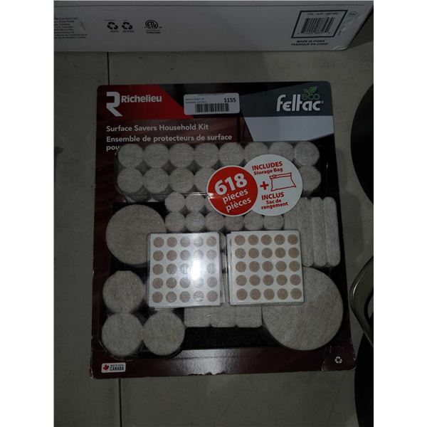 NEW Richelieu Eco  Feltac  618pc Surface Saver Household Kit