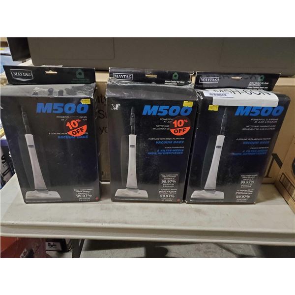 M500 6PK Genuine Hepa Media Filtration X's 3 lots
