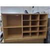 Image 2 : Trijan Classroom Furniture Bookshelf and Cubby Shelf Units on Castors