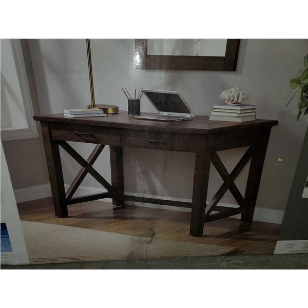 Bayside Furniture Writing Desk Birch Veneer 30.2inH x 54inL x 28inW