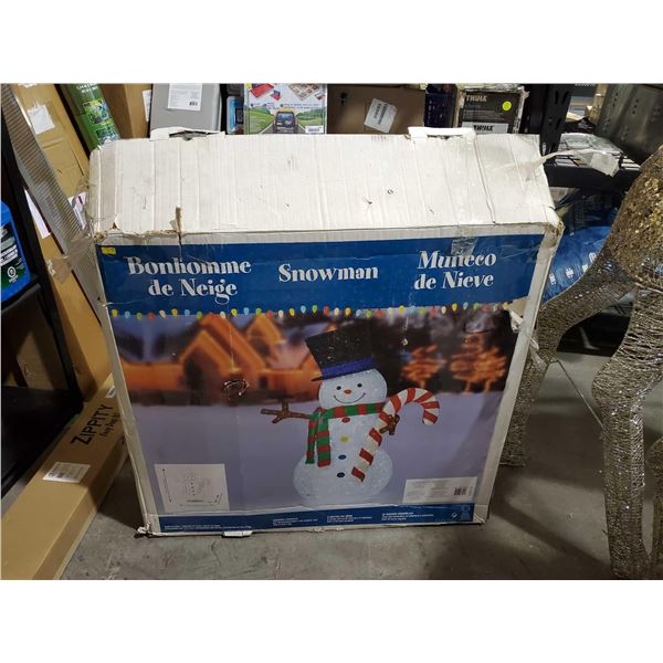 Lite Up Snowman 84in by 60in