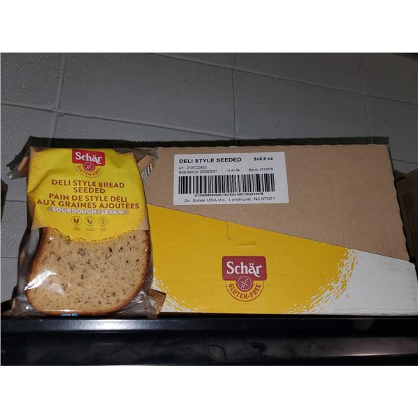 Schar Gluten Free Deli Style Bread Seeded 1 case of 5x8.8oz