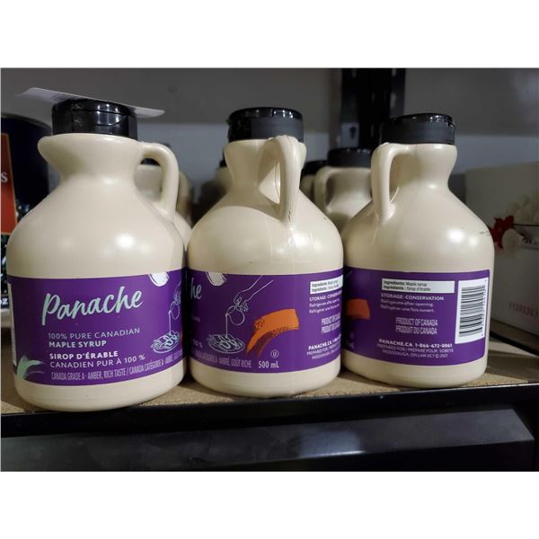 Panache 100% Pure Canadian Maple Syrup lot of 3 x 5ooml