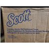 Image 2 : Scott brand Coreless Jumbo Roll Bathroom Tissue 2ply white Case lot of 12x 1150ft rolls