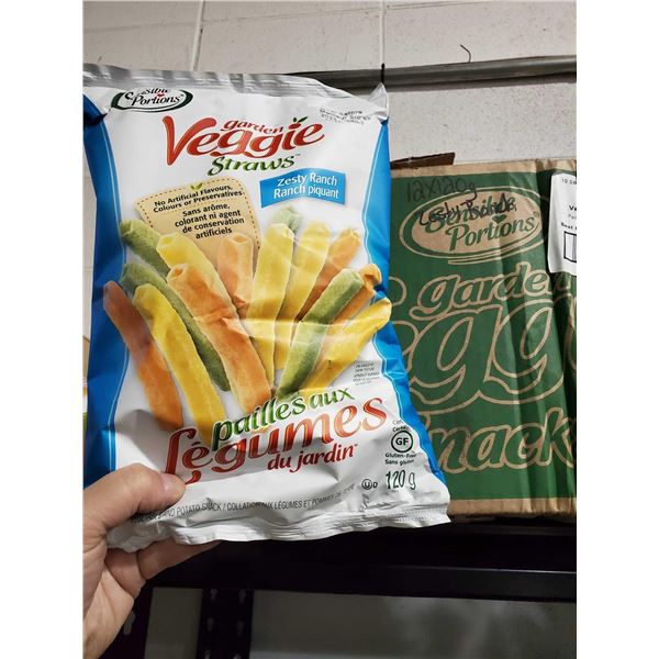 Sensible Portions Garden Veggie Straws Case lot of 12 x120g Zesty Ranch